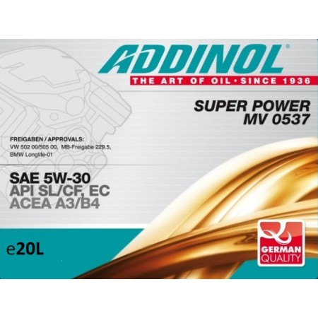Addinol Super Power MV 0537, 20л